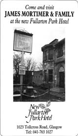 Fullarton Hotel Advert